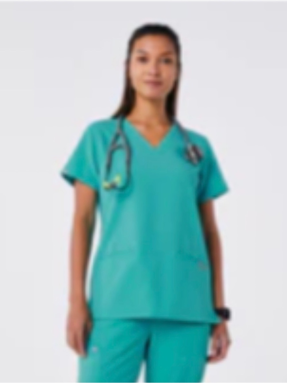 FIGS Oasis Casma - Three-Pocket Scrub Top